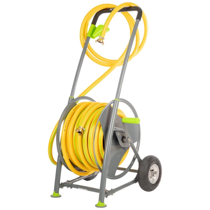 Slangevogn EG850604, 26+4m 3/4″ slange m/klokobl.