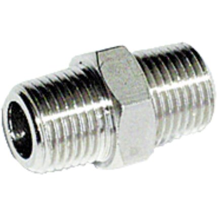 Brystnippel 1/8″udv.× 1/8″udv.