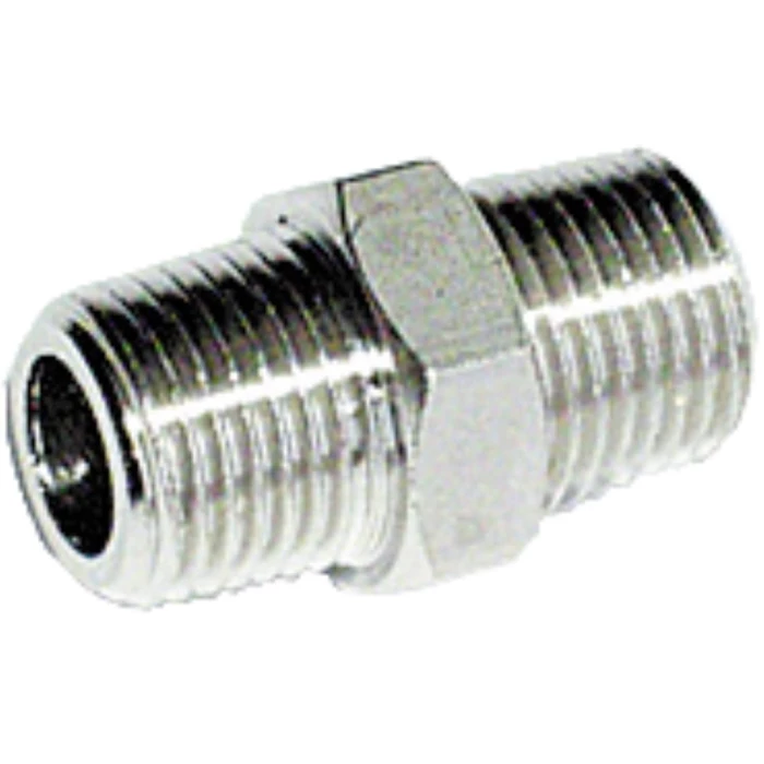 Brystnippel 1/8″udv.× 1/8″udv.