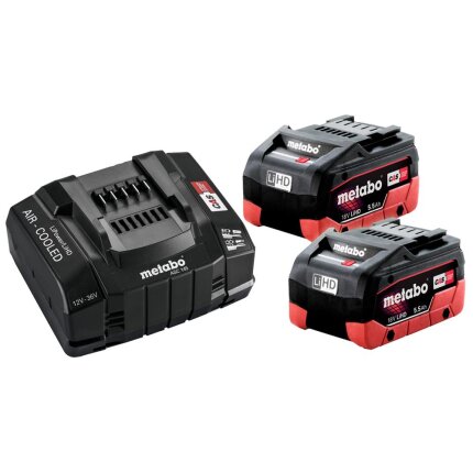 Batterisæt med 2×18V/5,5Ah LiHD + lader ASC 145