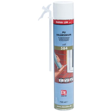 Danalim PU Helårsskum 584 fugeskum 750 ml