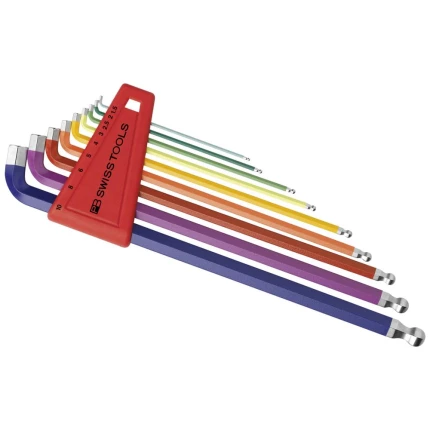 Stiftnøglesæt PB 410H RB farvede TX6-TX25, 8stk Stiftnøglesæt PB 410H RB farvede TX6-TX25, 8stk