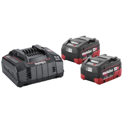 Batterisæt med 2×18V/5,5Ah LiHD + lader ASC 145