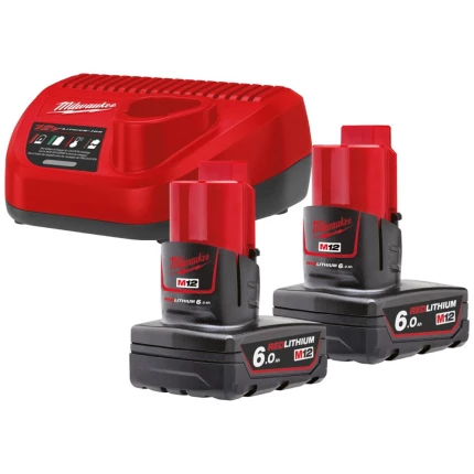 Batteripakke NRG-302, 2×12V/3,0Ah + lader C12C Batteripakke NRG-302, 2×12V/3,0Ah + lader C12C