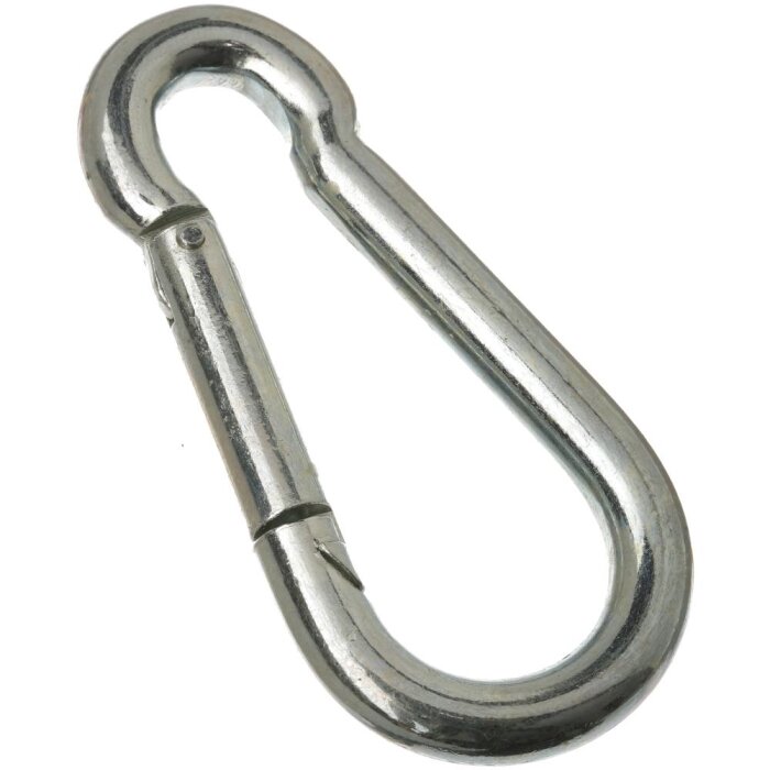 Karabinhage m/åben øje galv. 8×80mm