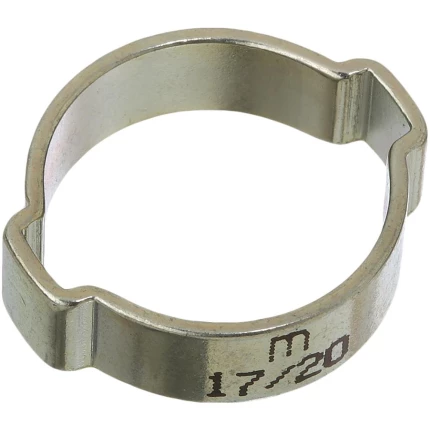 Øreklemme m/2ører galv. 25-28mm
