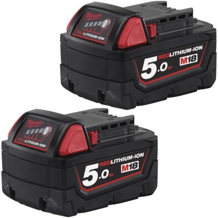 Startsæt M18, 2×batteri M18 B5 5,0Ah