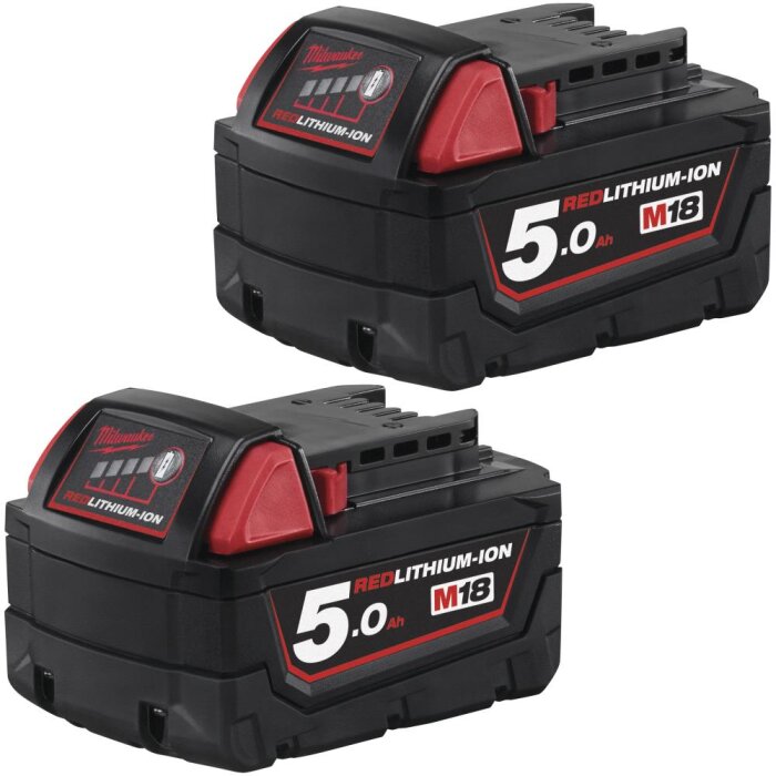 Startsæt M18, 2×batteri M18 B5 5,0Ah