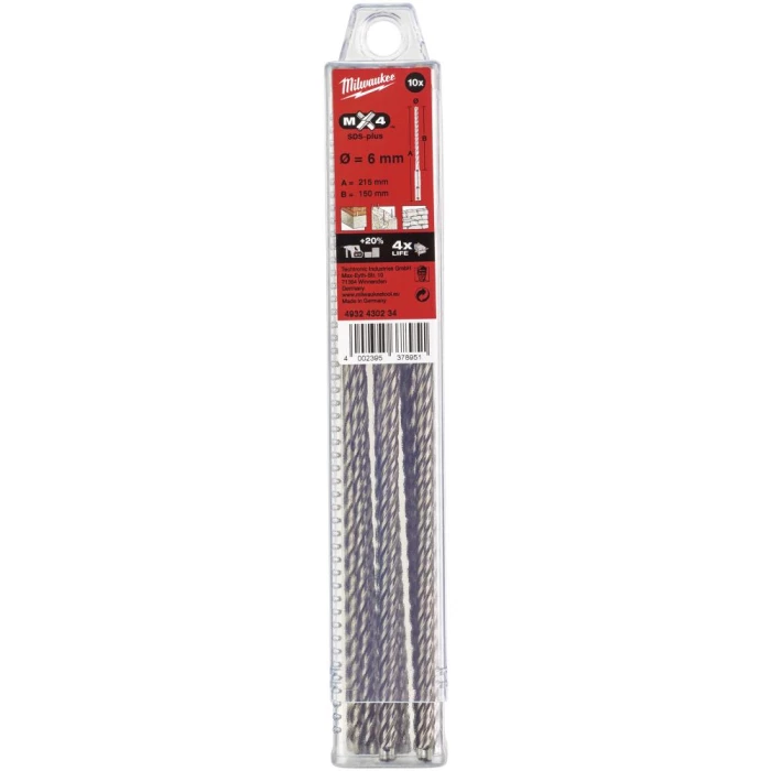 Hammerbor SDS+ MX4 6,0×215mm pk/10