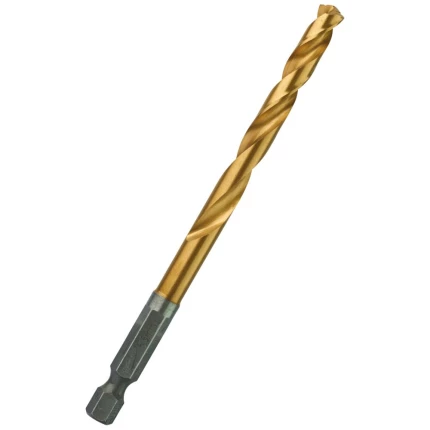 Spiralbor HSS-G TiN 1/4″ 6kt skaft 6,5mm