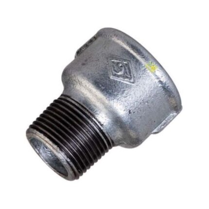 Spidsmuffe Galv 1x1/2"