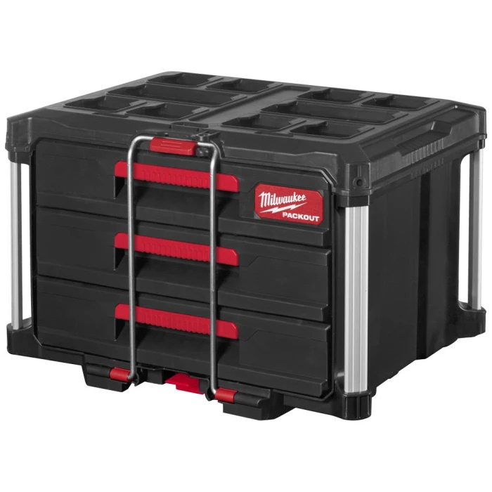 Kuffert m/3 skuffer Packout-system 560×410×360mm