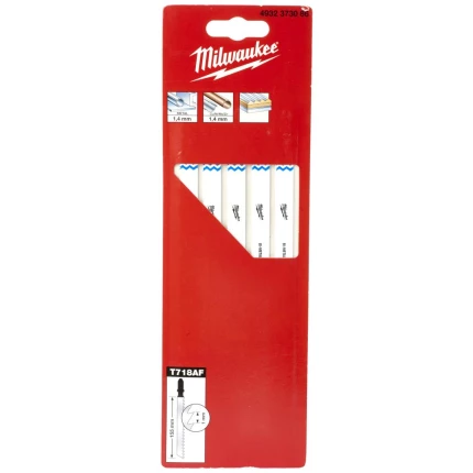 Stiksavblad T123XF 75/2,5-1,8 mm pk/5 Stiksavblad T123XF 75/2,5-1,8 mm pk/5