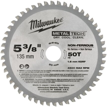 Rundsavklinge t/metal 135/20mm 50td