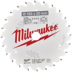 Rundsavklinge PW 165×20×1,6mm 24ATB