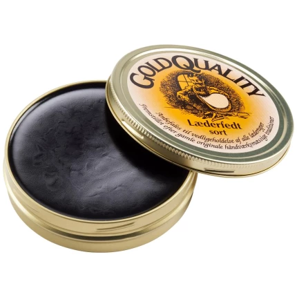 Gold Quality - Læderfedt sort 190 ml