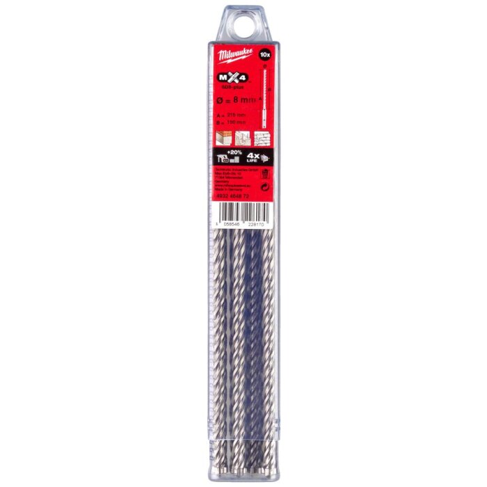 Hammerbor SDS+ MX4 8,0×215mm pk/10