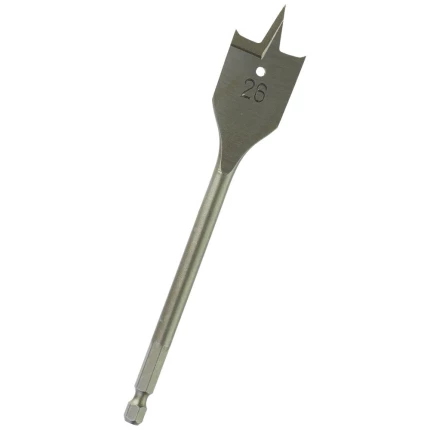 Fladbor 1/4″ 6kt skaft 28×152mm Fladbor 1/4″ 6kt skaft 28×152mm
