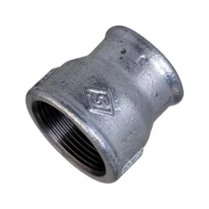 T-STK Galv 3/4″ 1″ 3/4″ Spidsmuffe 3/4 - 1/2"