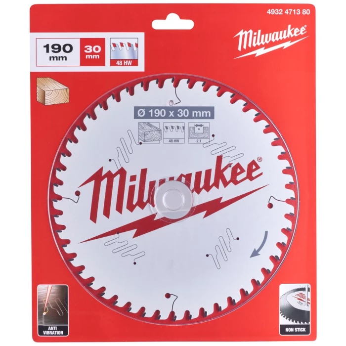 Rundsavklinge PW 190×30×2,1mm 48ATB