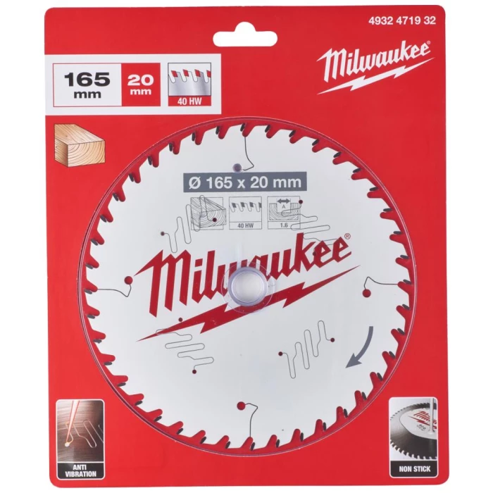 Rundsavklinge PW 160×20×1,6mm 40ATB