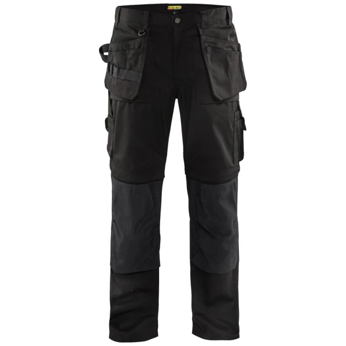 Håndværkerbuks 1538 zip-off sort C50