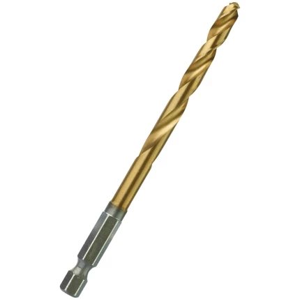 Spiralbor HSS-G TiN 1/4″ 6kt skaft 7,0mm pk/5 Spiralbor HSS-G TiN 1/4″ 6kt skaft 7,0mm pk/5
