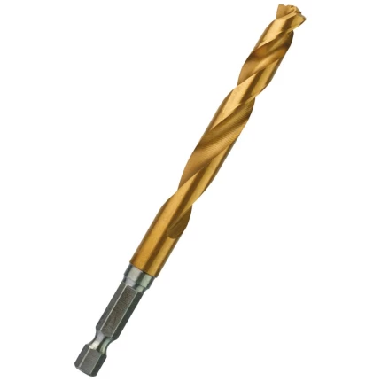 Spiralbor HSS-G TiN 1/4″ 6kt skaft 9,0mm