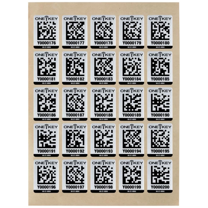 One-Key ID-mærker store t/metal AIDTLM-100, 25stk