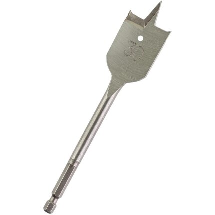 Fladbor 1/4″ 6kt skaft 30×152mm
