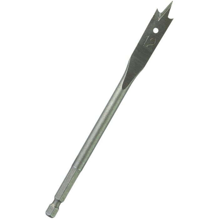 Fladbor 1/4″ 6kt skaft 12×152mm