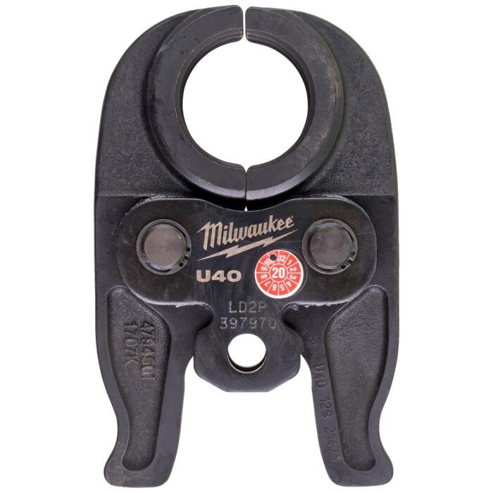 Presstang f/M12 press-maskiner, U-profil, 40 mm