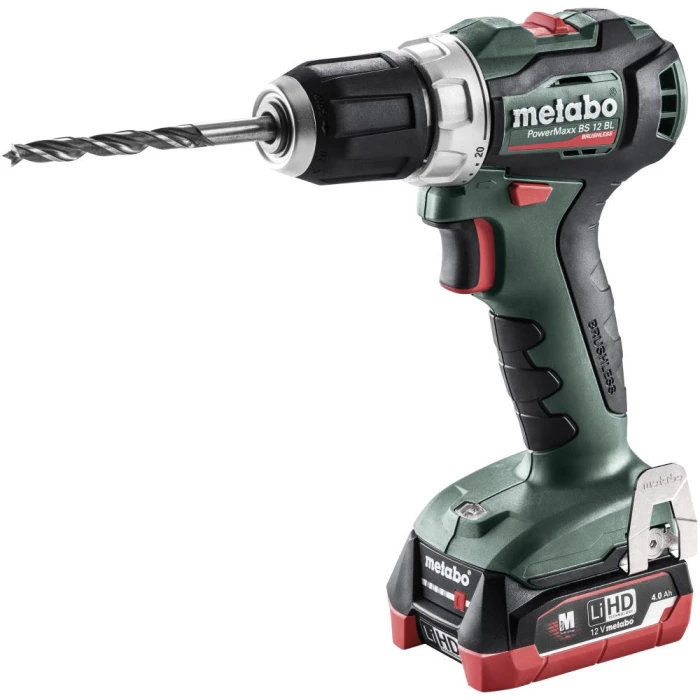 Bore-/skruemaskine PowerMaxx BS12 BL m/2×12V/4,0Ah