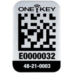 One-Key ID-mærker små t/metal AIDTSM-100, 100stk