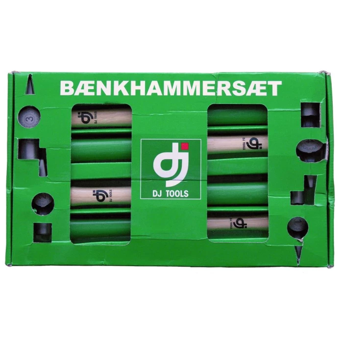 DJ TOOLS bænkhammersæt m/hickoryskaft 1+2+3+4