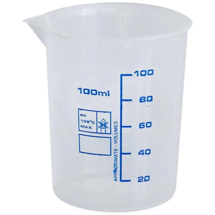 Målebæger 0,1 ltr transparent