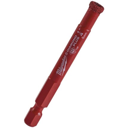 Diamantbor 1/4″ 6kt skaft Diamond Plus 6mm