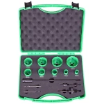 DJ TOOLS hulsavsæt HSS-Co8, 9stk 19-64mm m/holdere