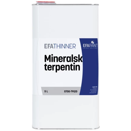 EFA 0700 mineralsk terpentin 5 ltr