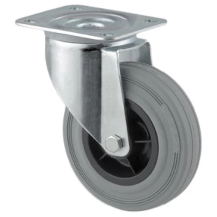 Drejehjul 3470 PIR 160 P63 grå