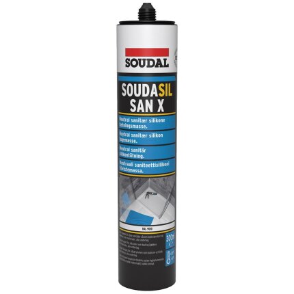 Soudasil SanX sanitetssilicone 300 ml