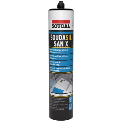 Soudasil SanX sanitetssilicone 300 ml