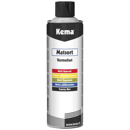 Kema RAL industrilak matsort 500ml
