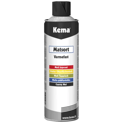 Kema RAL industrilak matsort 500ml
