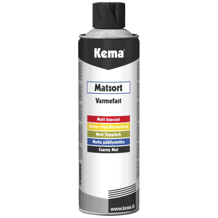 Kema RAL industrilak matsort 500ml