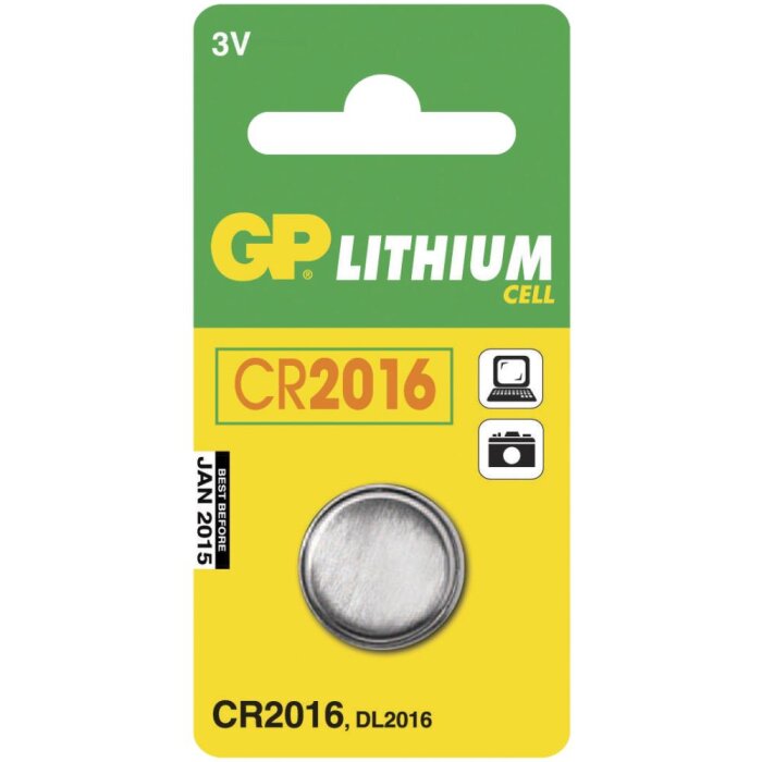 Knapbatteri CR 2016 3V