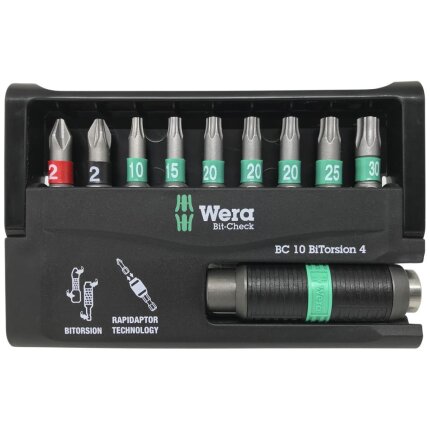 Wera/HJS bitssæt 8757-9/BTZ Rapidaptor
