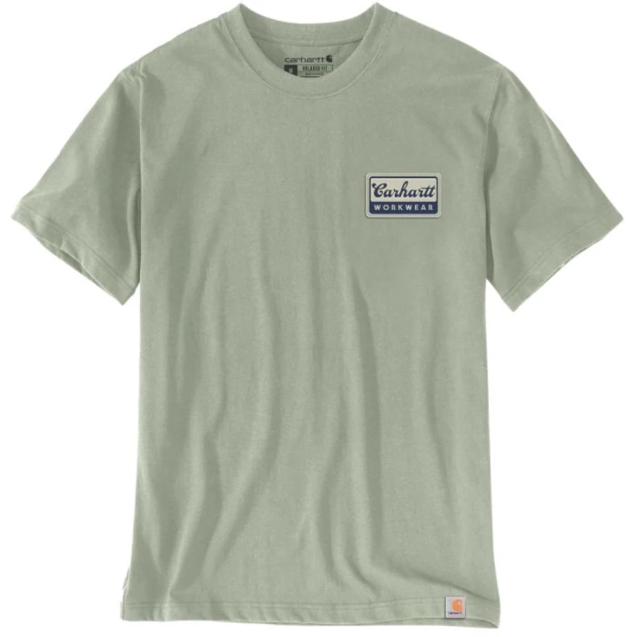 Carhartt logo t-shirt grøn str M