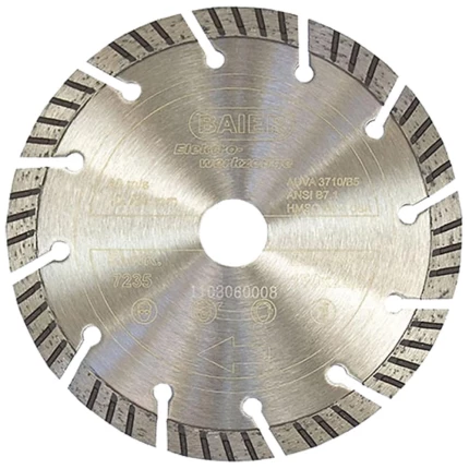 Baier Turbo diamantskæreskive f/BDN125 125×22,2mm