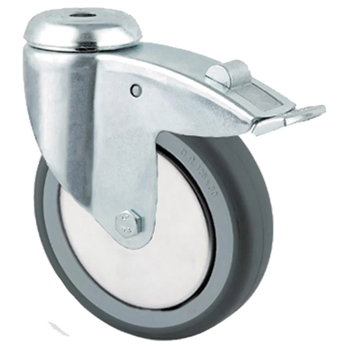 Drejehjul m/brem.2477 PJH 075P30-11